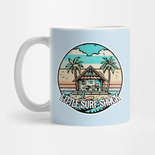 Surf Shack Vintage Retro Surfing Beach Mug